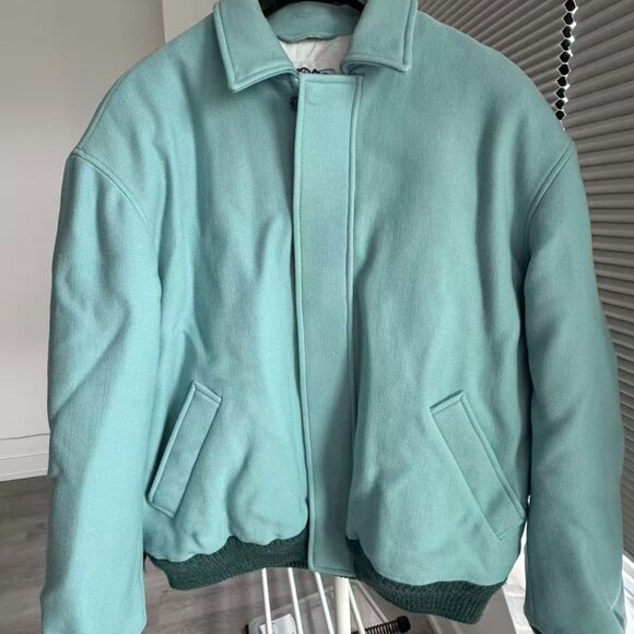 ACNE STUDIOS Wool Padded Bomber Jacket - Picture 1 of 7